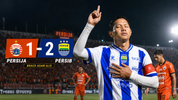 Persija vs Persib 1-2: Adam Alis Brace Sends Macan Kemayoran Out of Title Race