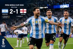 World Cup 2026 Result: Argentina Beat England 2-1 to Reach the Final Against Spain