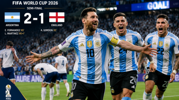 World Cup 2026 Result: Argentina Beat England 2-1 to Reach the Final Against Spain