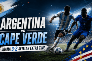 Argentina vs Cape Verde: Juara Bertahan Lolos Dramatis Setelah Menang 3-2