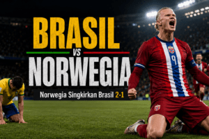 Hasil Brasil vs Norwegia 1-2: Brace Haaland Pulangkan Selecao dari Piala Dunia 2026