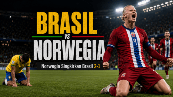 Hasil Brasil vs Norwegia 1-2: Brace Haaland Pulangkan Selecao dari Piala Dunia 2026